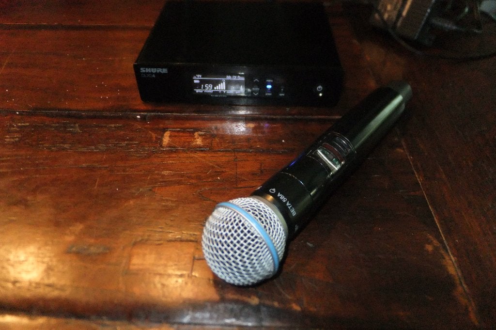 Shure QLX D Beta 58 draadloze microfoon ( origineel ), Ophalen of Verzenden, Gebruikt, Zangmicrofoon, Draadloos