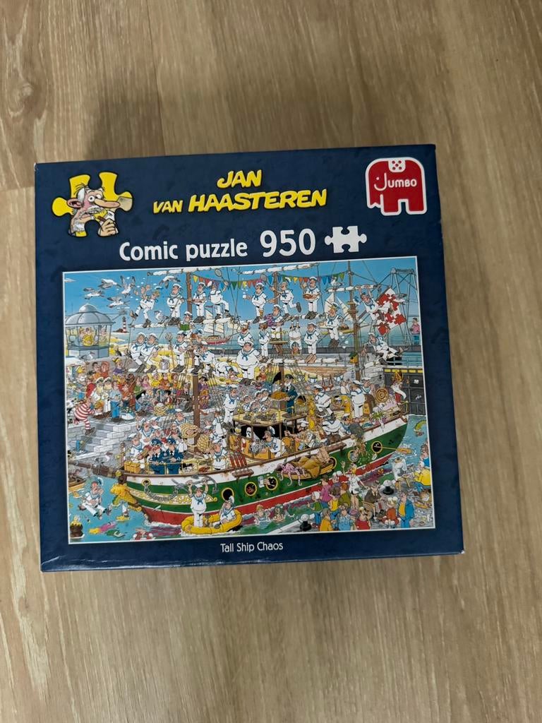 Jan van haasteren tall ship chaos 950st, Ophalen, 500 t/m 1500 stukjes, Zo goed als nieuw