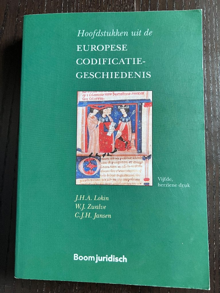 Hoofdstukken uit de EU codificatiegeschiedenis Druk 5, J. Lokin, Nieuw, Ophalen of Verzenden, WO