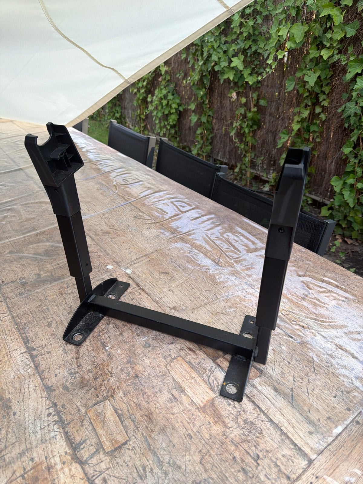 Maxi Cosi houder van Steco voor in de bakfiets, Fietsen en Brommers, Fietsen | Bakfietsen, Ophalen, Gebruikt, 1 kind, Overige merken