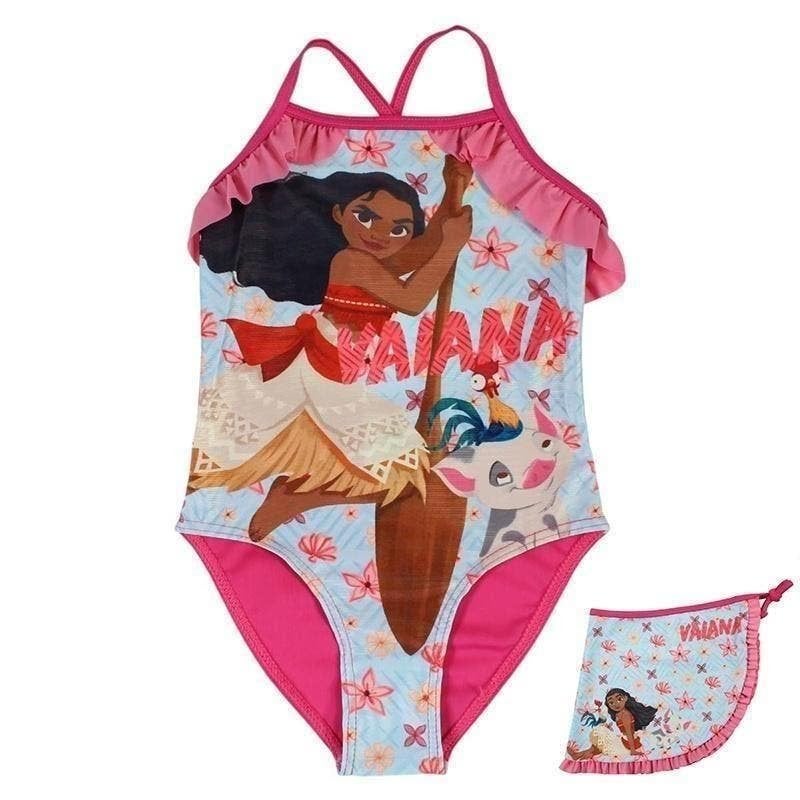 Vaiana Badpak met Sarong - Disney - 98/104 -110/116 -122/128, Disney, Maat 116, Meisje, Badpak