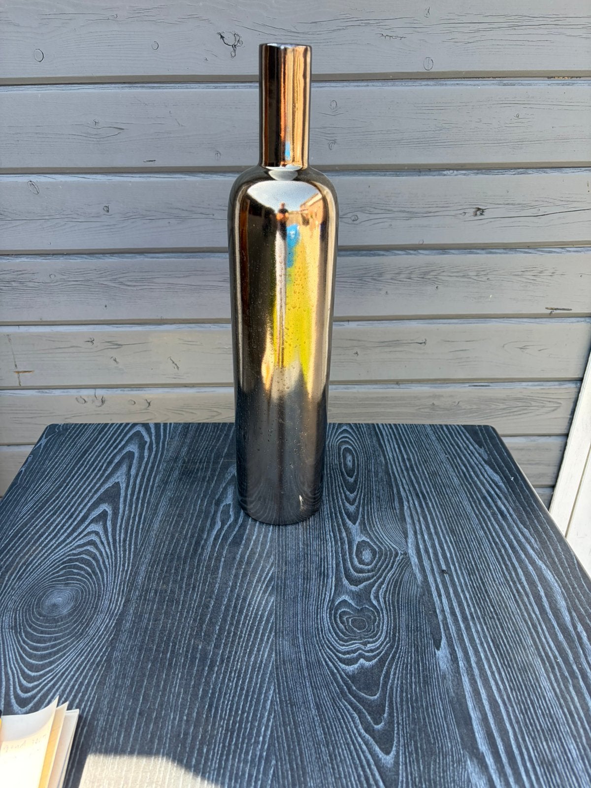 Gouden vaas, Ophalen, Zo goed als nieuw, Geschikt voor droogbloemen, 50 cm