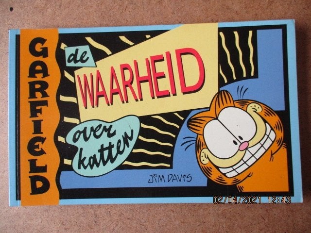 adv0664 garfield waarheid over katten, Eén stripboek, Ophalen, Gelezen
