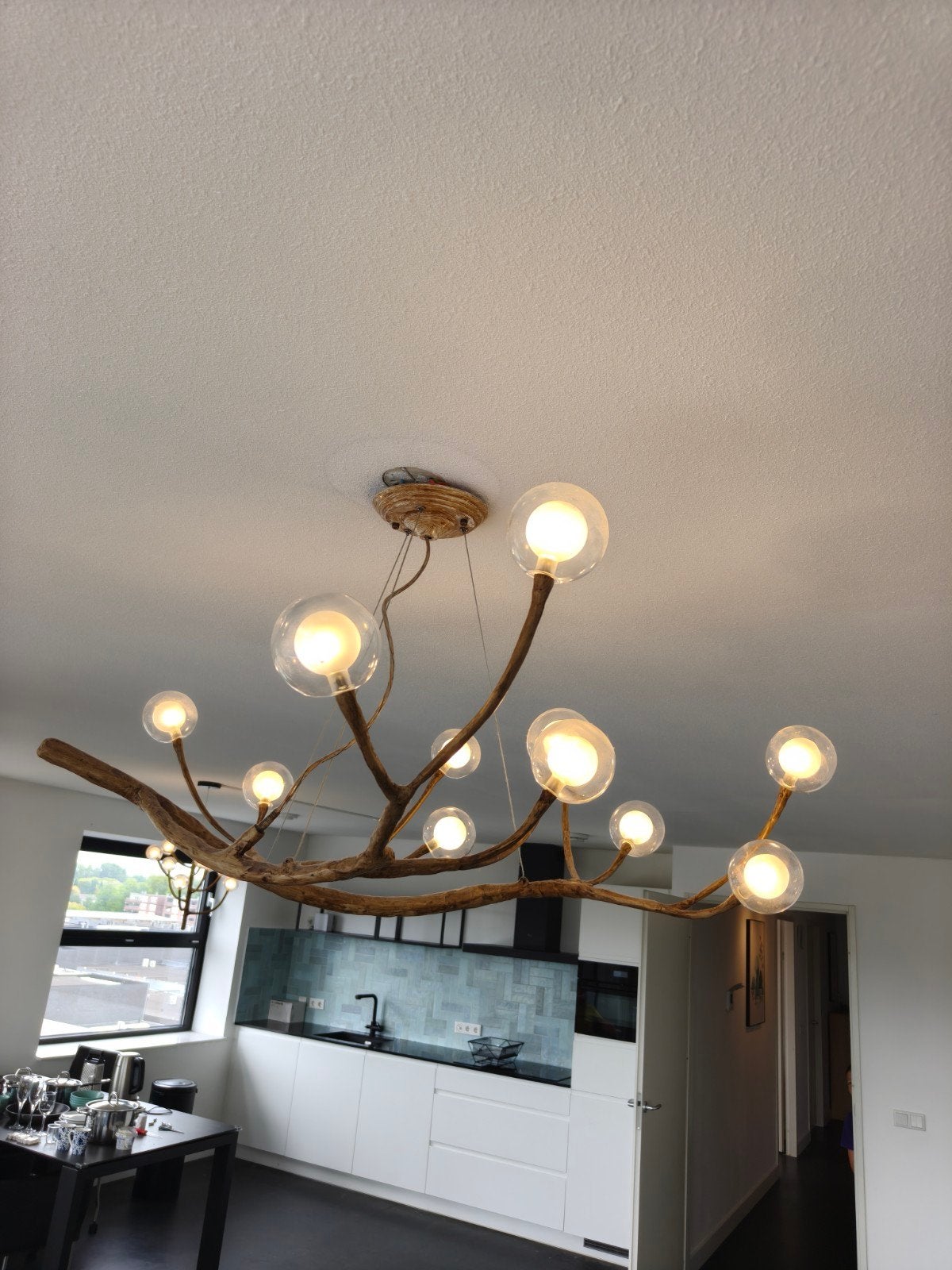 Woonkamerverlichting, Ophalen