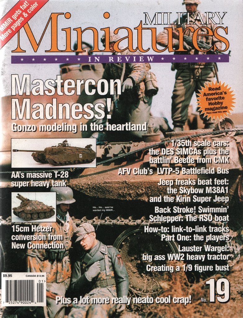 Military Miniatures in Review magazine No 19, Hobby en Vrije tijd, Ophalen of Verzenden, 1:32 tot 1:50, Auto, Overige merken