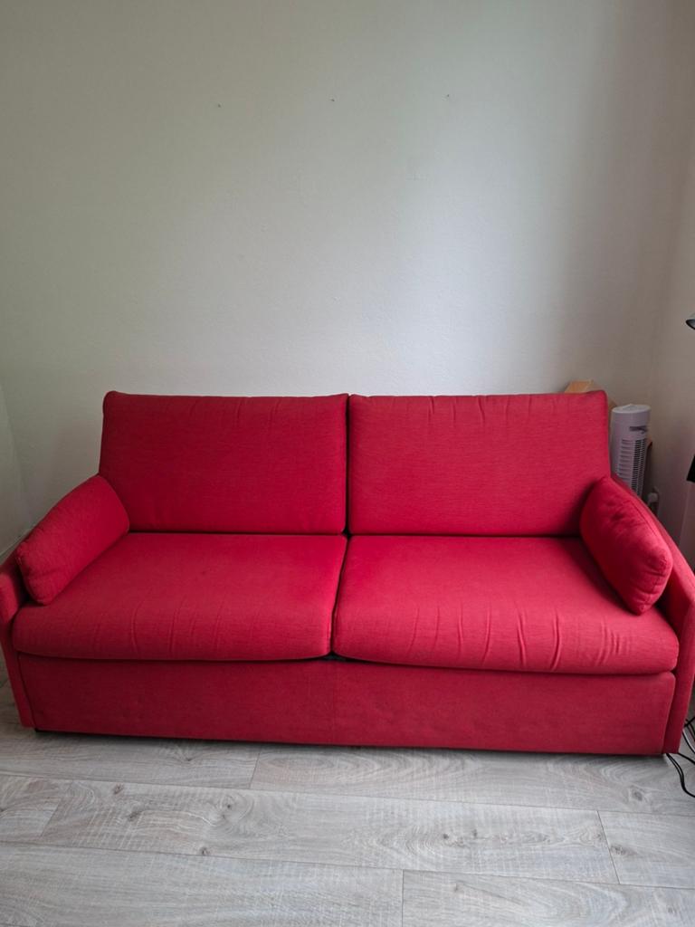 Tweepersoons slaapbank met matras 160x200, Ophalen, Gebruikt, Tweepersoons, 200 cm