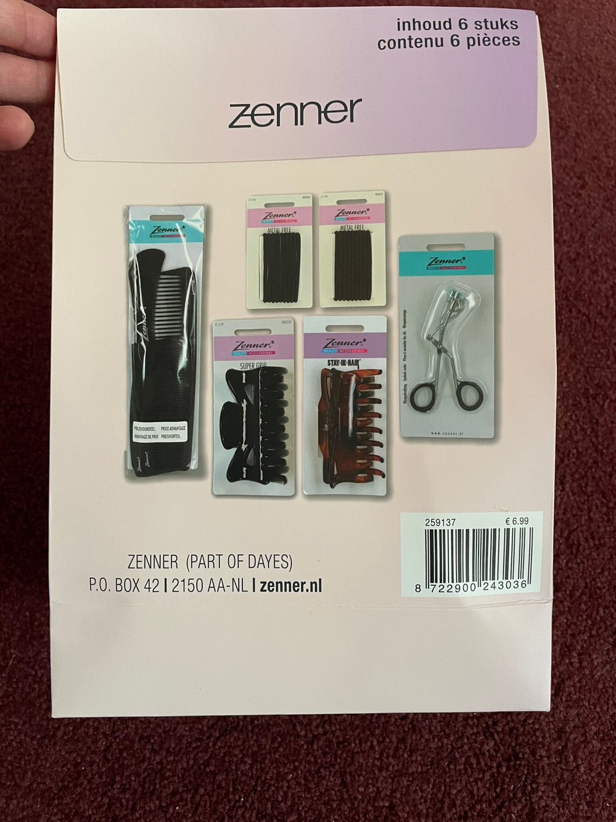 Zenner Haar & Beauty 6 stuks Nieuw, Verzenden, Nieuw