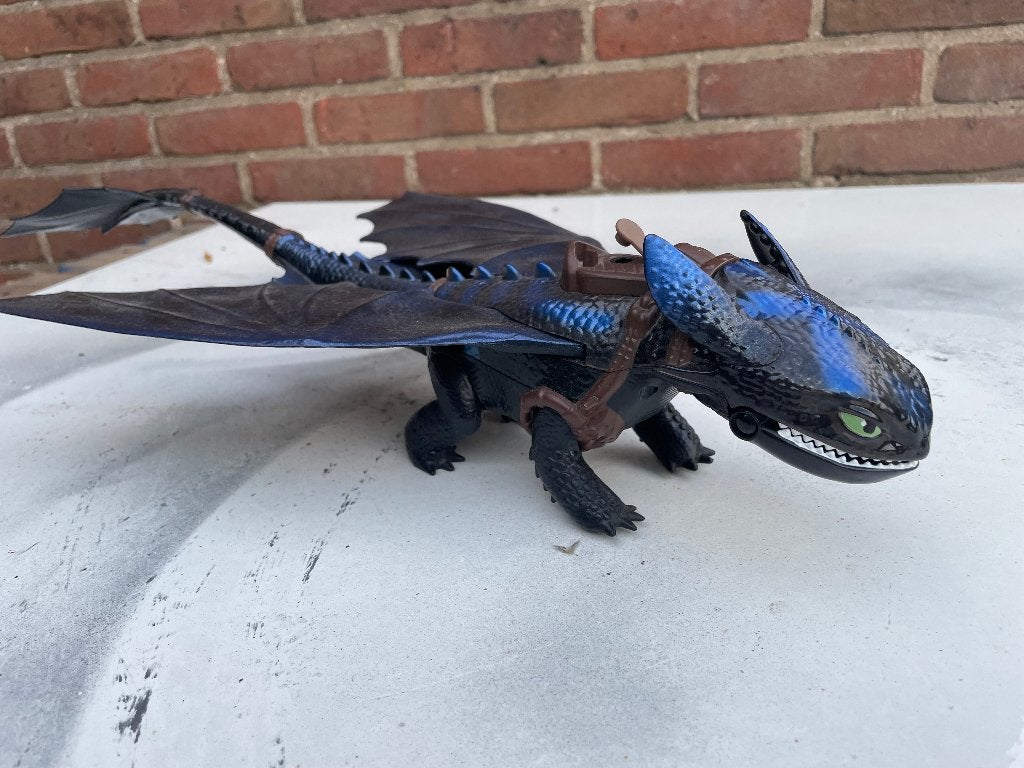 Draak tandloos Toothless speelgoed, Ophalen of Verzenden, Gebruikt