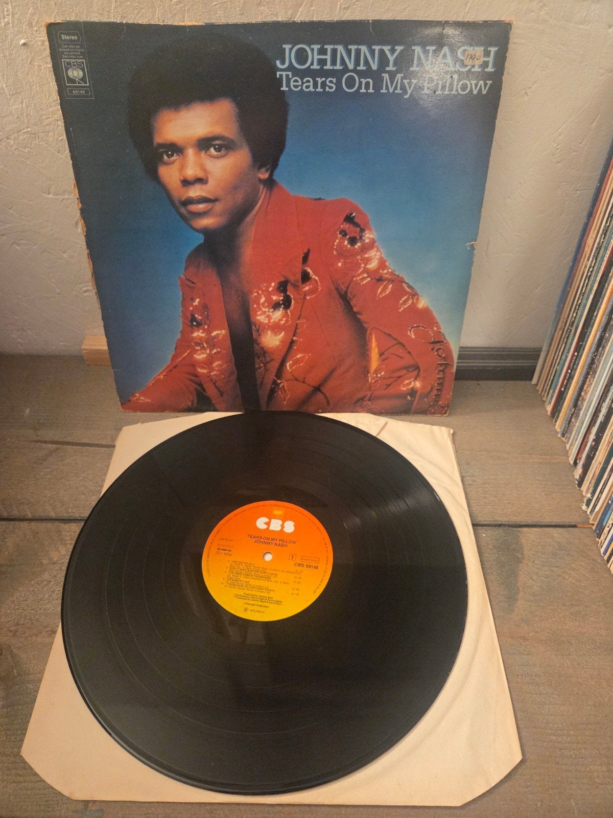 Johnny Nash - Tears On My Pillow LP (Pop, Reggae), LP, Gebruikt, Pop, Ophalen of Verzenden