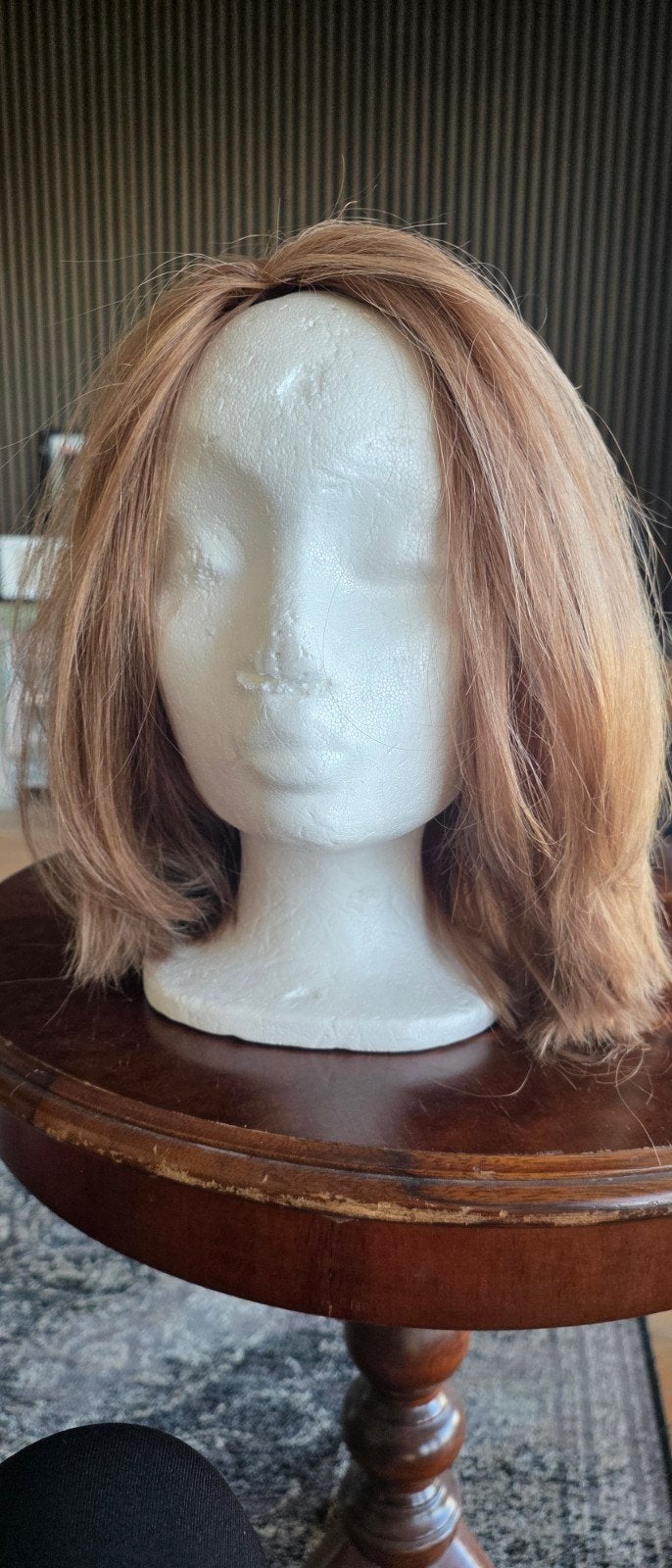 blonde pruik 100% mensenhaar, Ophalen of Verzenden, Nieuw, Pruik of Haarverlenging