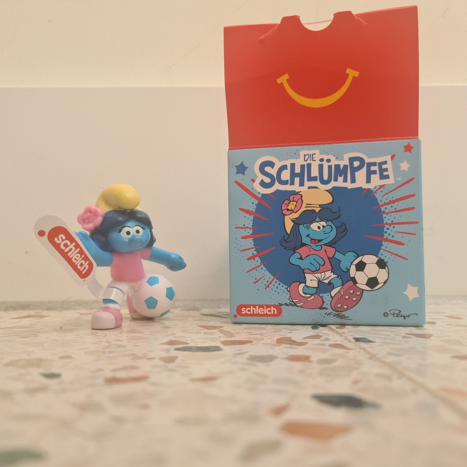 Smurfin Schleich figuur McDonald's Happy Meal, Ophalen, Zo goed als nieuw