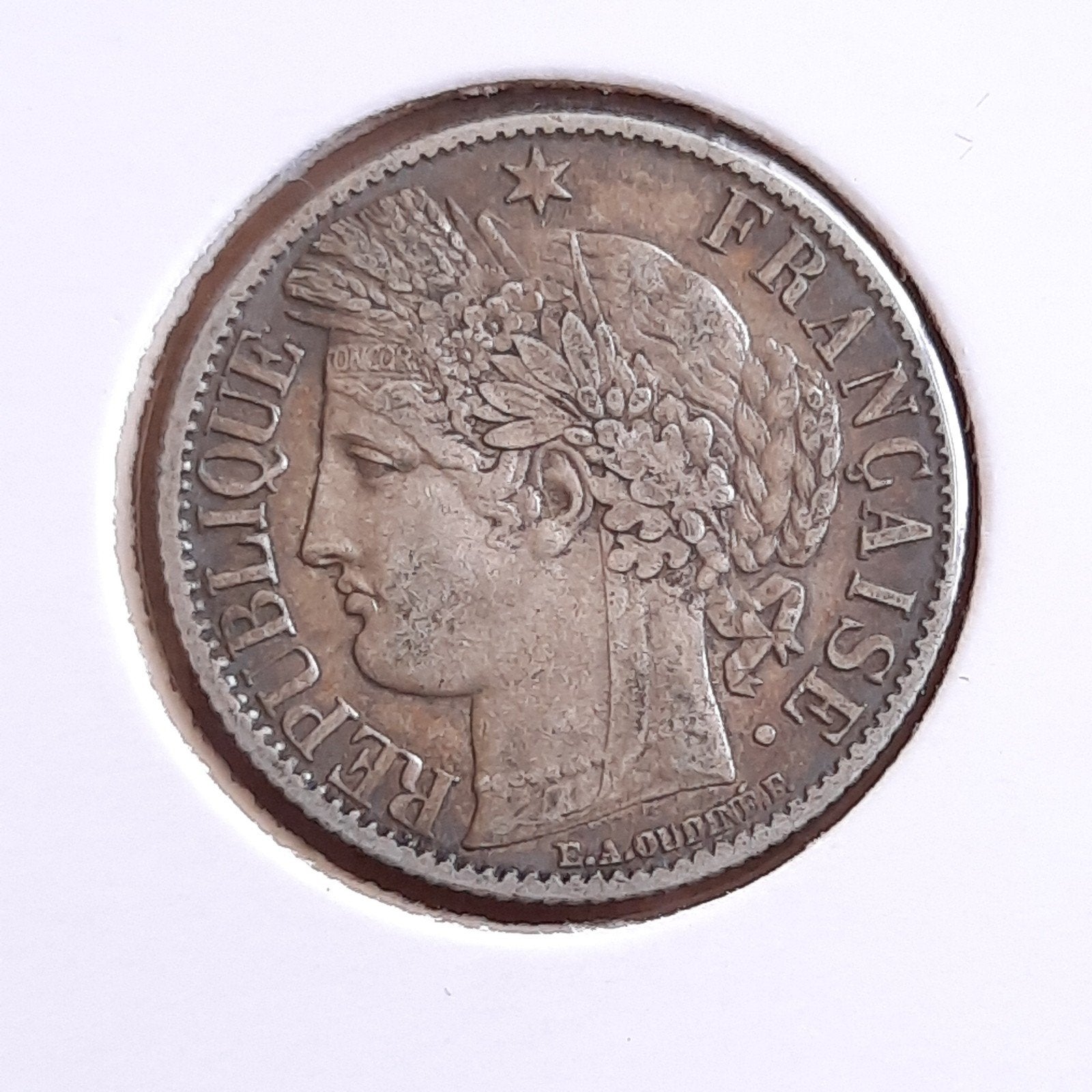 Zilveren Munt Frankrijk 1 Franc 1872, Verzenden, Duitsland