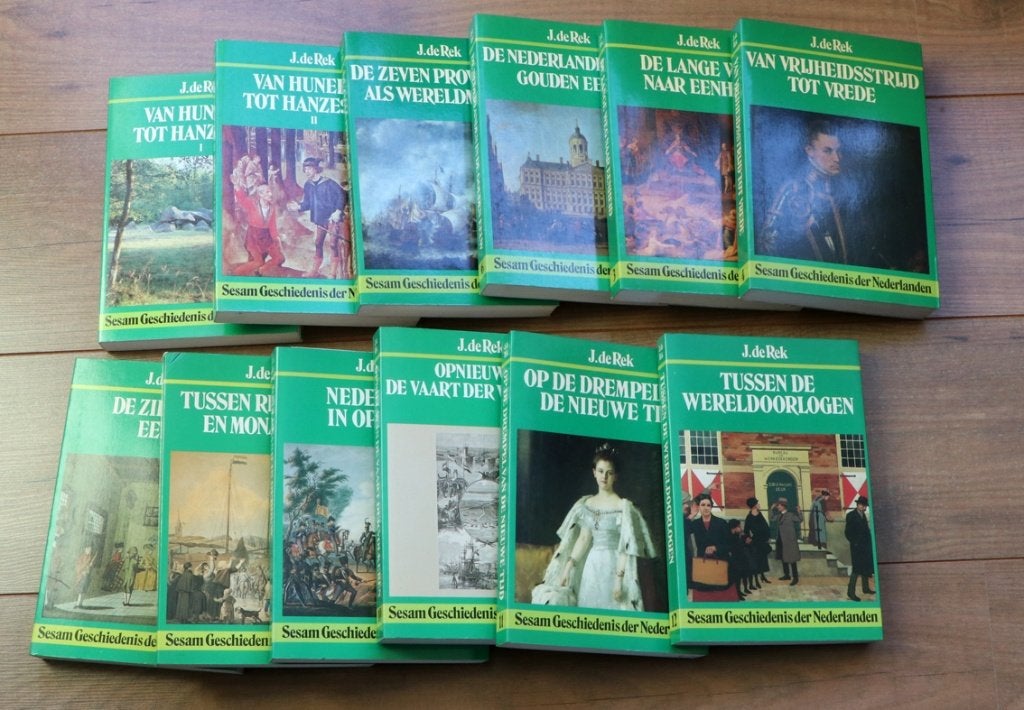 De Rek - Geschiedenis der Nederlanden 12 delen, Boeken, J. de Rek, Ophalen of Verzenden, Zo goed als nieuw, 17e en 18e eeuw
