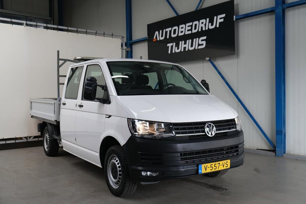Volkswagen Transporter 2.0 TDI L2H1 DC Comfortline Pick-up -, Auto's, Voorwielaandrijving, 15 km/l, Gebruikt, Euro 6