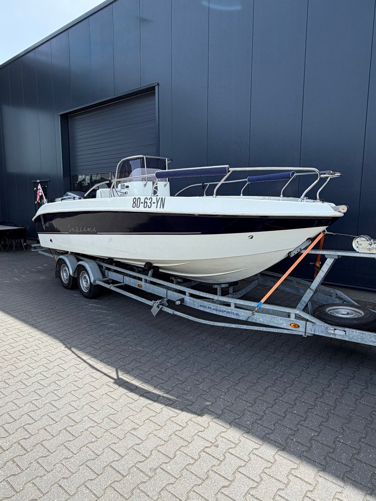 Almar consoleboot met Yamaha 200 PK buitenboordmotor, Watersport en Boten, Speedboten, Ophalen, Overige merken, Gebruikt, Tot 1.00 meter