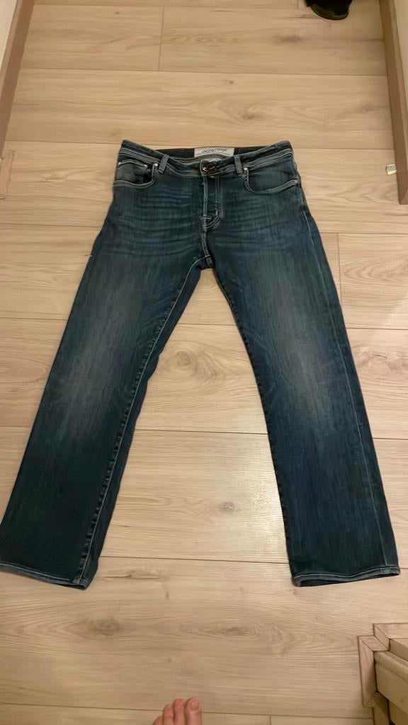 Jacob cohen jeans 34, Ophalen of Verzenden, Zo goed als nieuw, Blauw, W33 - W34 (confectie 48/50)