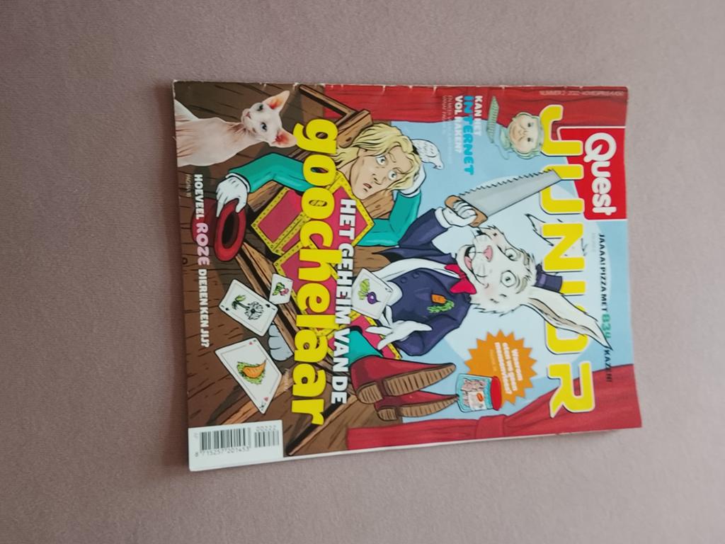 Quest Junior - Het Geheim van de Goochelaar, Boeken, Ophalen of Verzenden, Gelezen, Wetenschap en Natuur