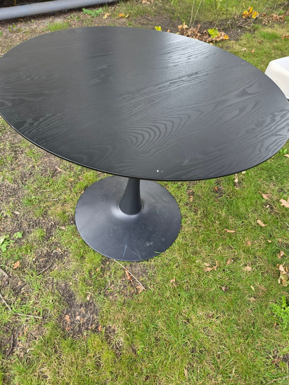 JYSK Ringsted ronde eettafel - Zwart, Gebruikt, 50 tot 100 cm, Modern, Scandinavisch, Rond