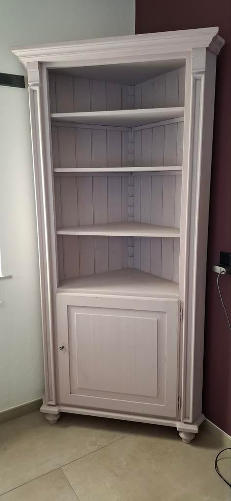 Hoekkast grenen, Ophalen, Gebruikt, 50 tot 75 cm, 100 tot 150 cm