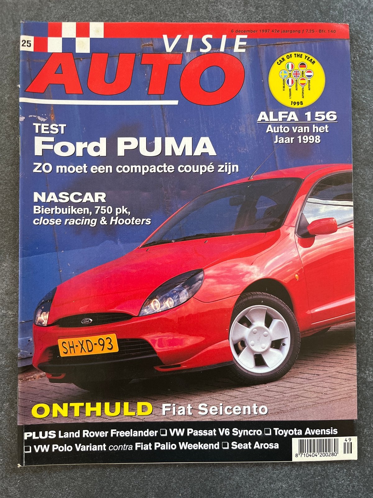 AutoVisie - Ford Puma, Alfa 156, Boeken, Ophalen of Verzenden, Gelezen, Algemeen