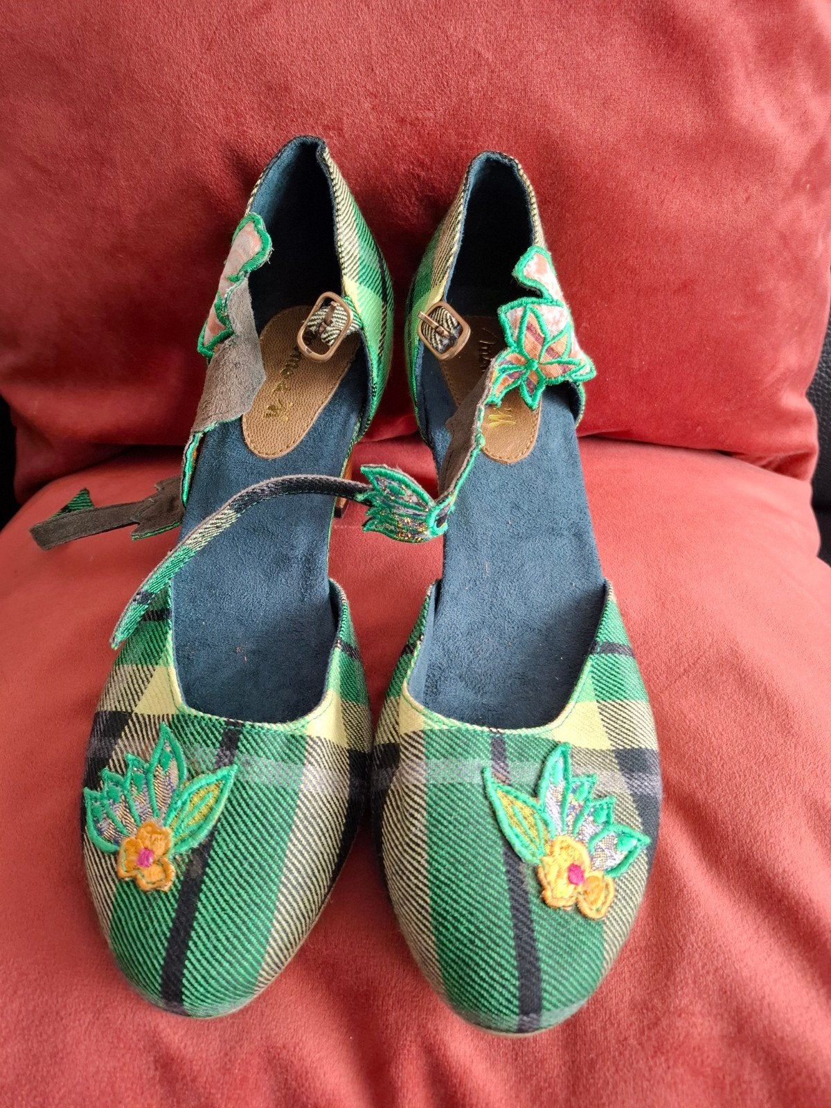 schoenen, Schoenen met lage hakken, Nieuw, Ophalen of Verzenden, Groen