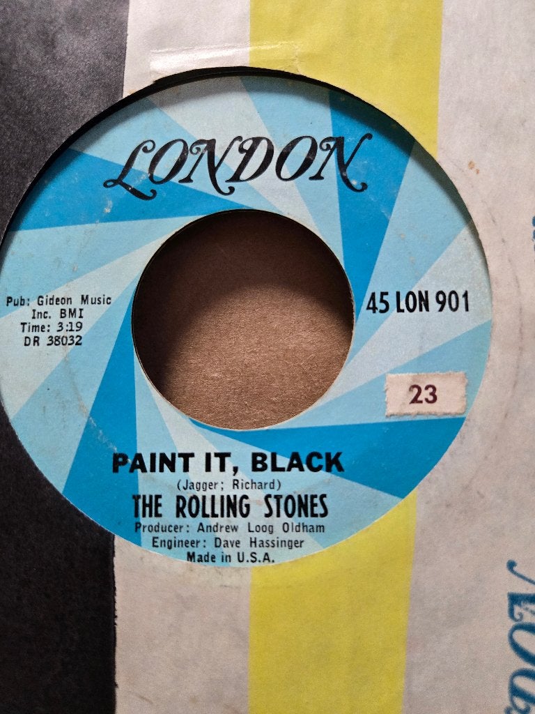 Rolling Stones - Paint it black (VS persing), Cd's en Dvd's, 7 inch, Ophalen of Verzenden, Zo goed als nieuw, Beschermende buitenhoes