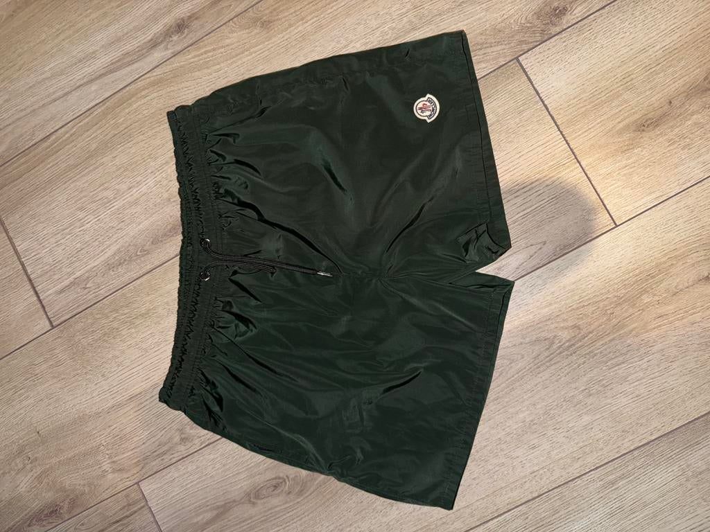 Moncler zwembroek olijf groen, Ophalen of Verzenden
