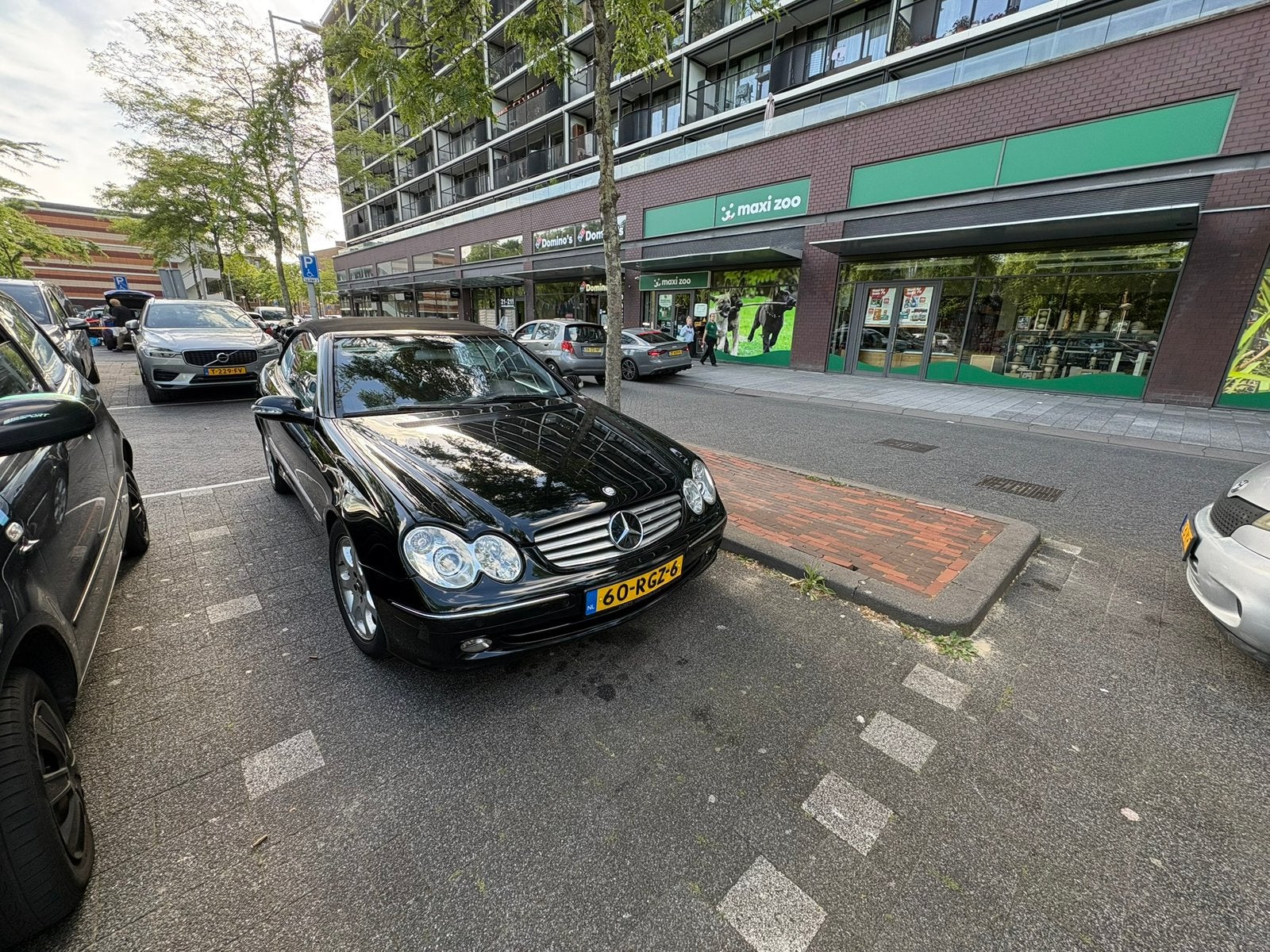 Mercedes CLK320 Avant garde cabrio, Cabriolet, 4 stoelen, Zwart, 3199 cc