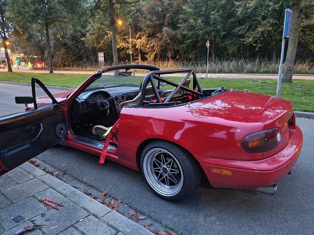 JapPower Type-X rolbeugel rollbar Mx5 Mx-5 NA NB NBFL 89-05, Ophalen of Verzenden