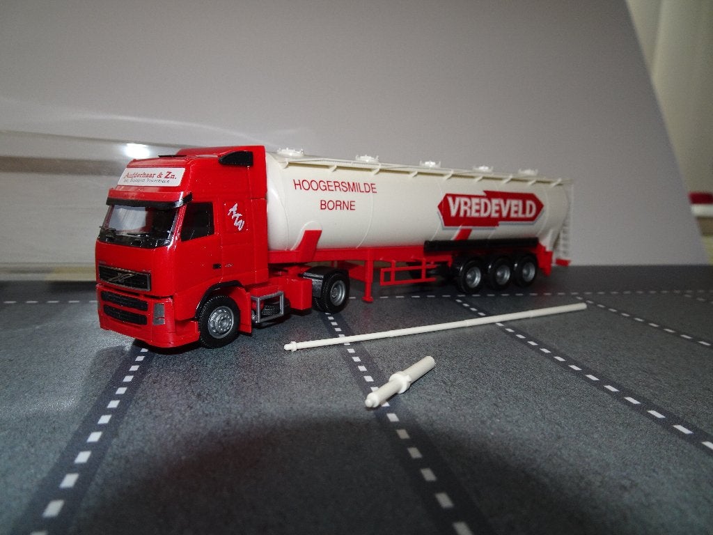 72 awm herpa volvo fh vredeveld hoogersmilde bulk 1:87 truck, Ophalen of Verzenden, Zo goed als nieuw, Bus of Vrachtwagen, AWM