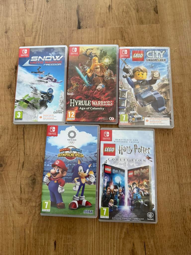 Nintendo switch games, Ophalen, Zo goed als nieuw, Sport, 3 spelers of meer