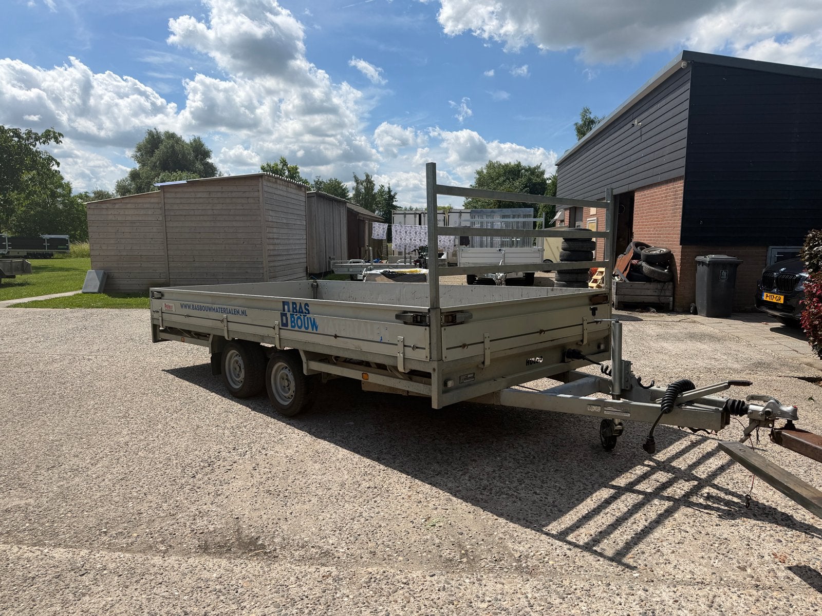 Hulco medax-2  aanhanger 400x185 3000kg, Ophalen, Gebruikt
