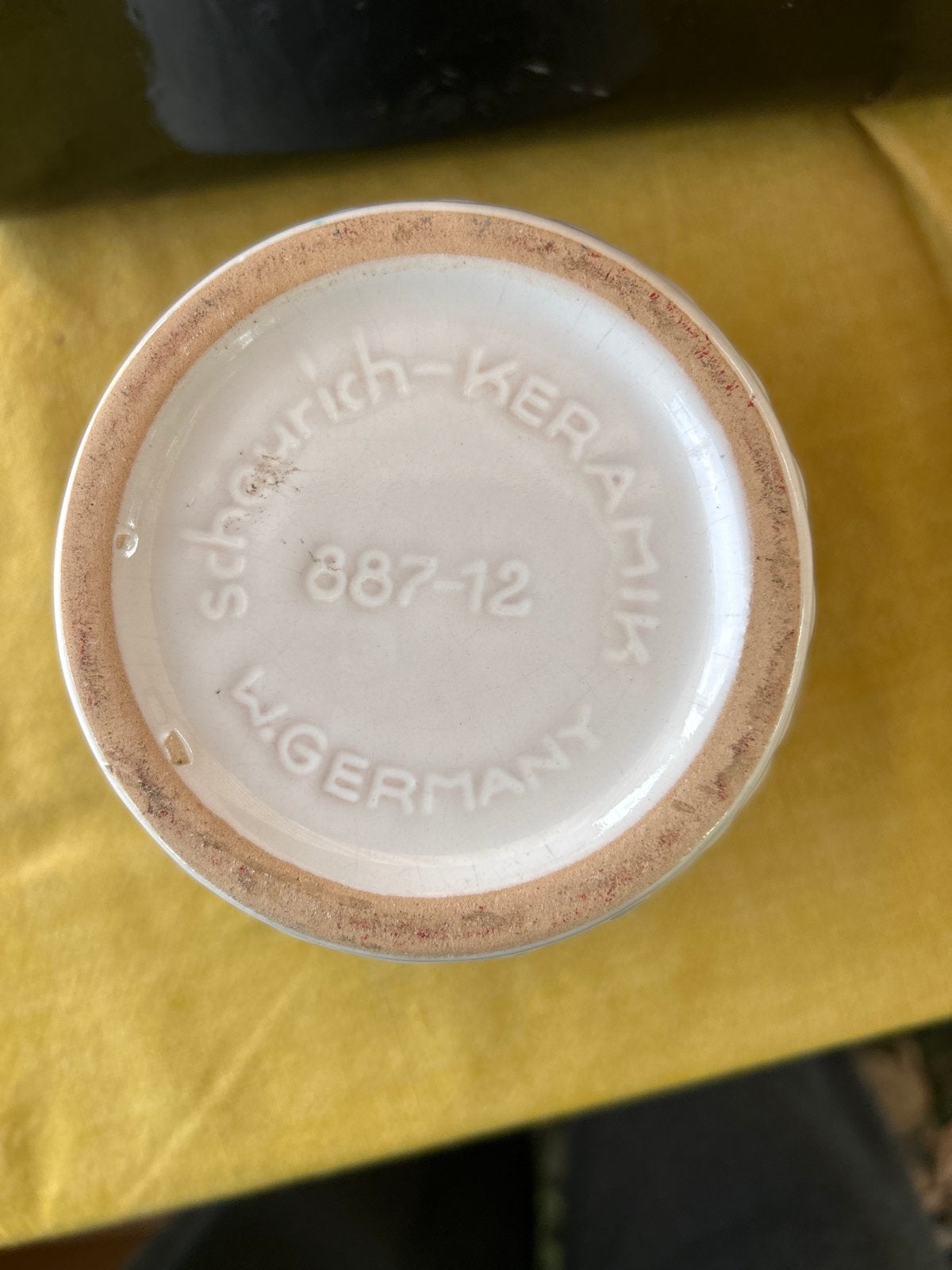 Vintage Bloempot West Germany - Scheurich Keramik 887-12, Ophalen of Verzenden
