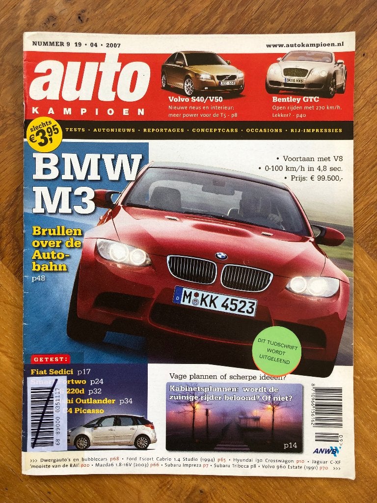 Autokampioen nr. 9 2007, Verzenden, Zo goed als nieuw, Autokampioen