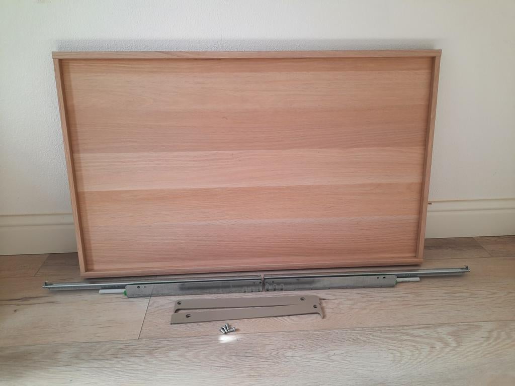 Ikea Pax Houten lade met rails 100x58 cm - Nieuwstaat, Ophalen, Zo goed als nieuw