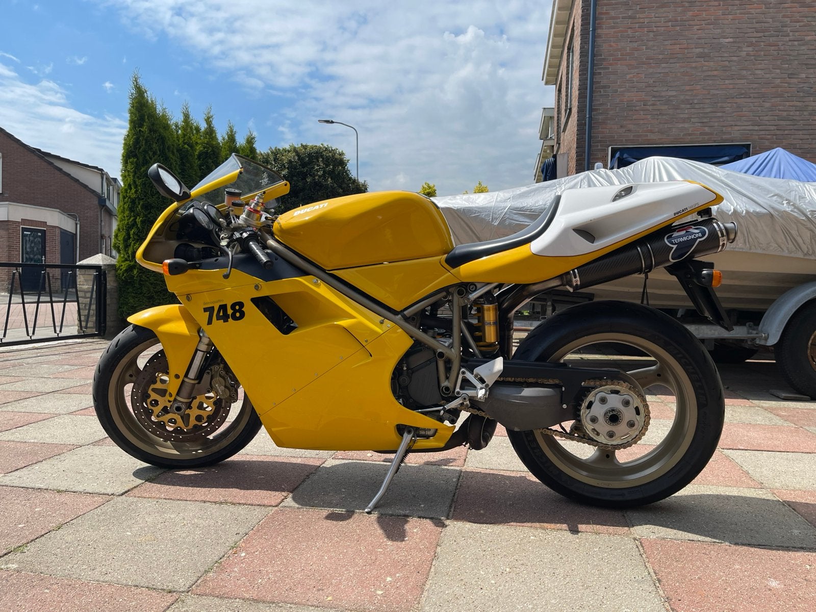 Ducati 748 SPS S1 bouwjaar 1998, Motoren, Motoren | Ducati, 2 cilinders, Sportuitlaat, Motorrijbewijs A, Gebruikt