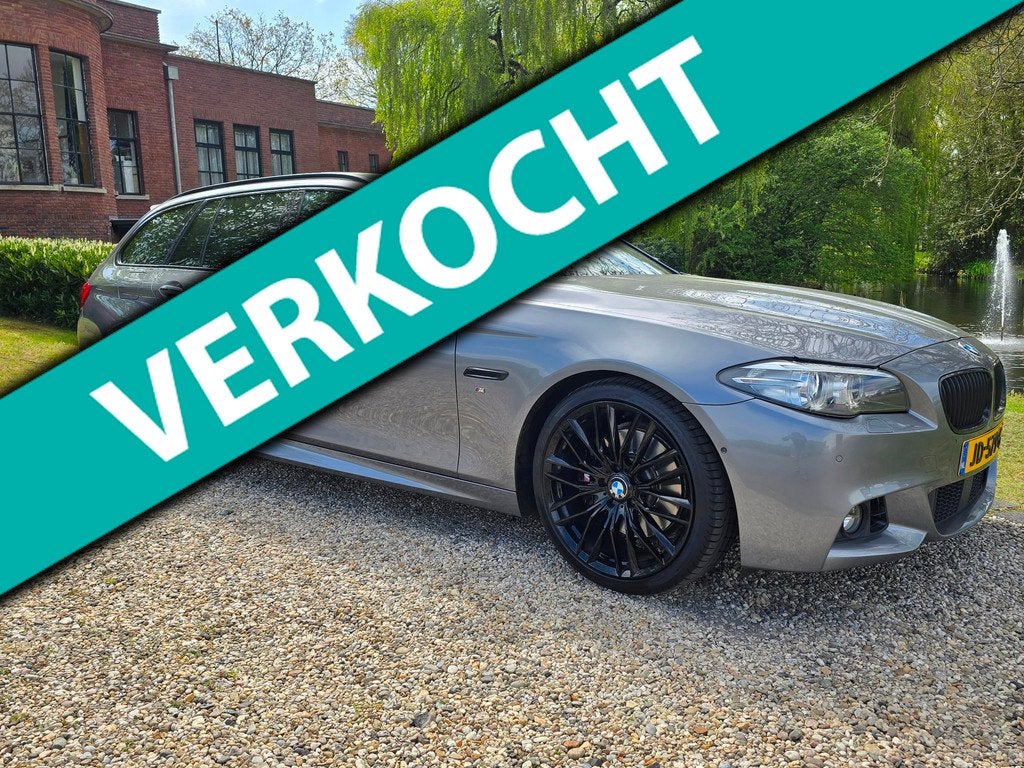 BMW 5-serie Touring 528i M-sport XENON/dak/TREKAAK, Automaat, Gebruikt, Euro 6, 4 cilinders
