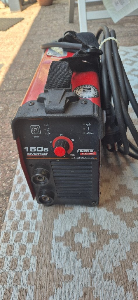 lasinverter LINCOLN electric, Ophalen of Verzenden, Gebruikt, 150 tot 250 ampère, Elektroden