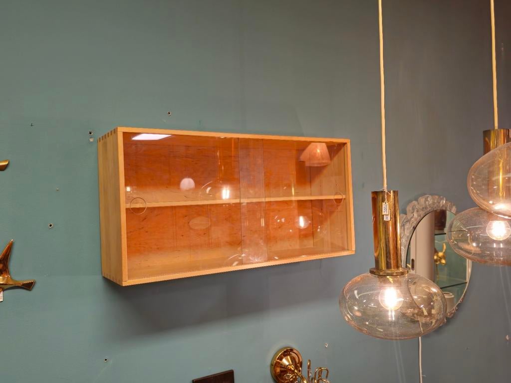 Vintage Wand Vitrinekastje Vitrinekast Vitrine Wandkastje, Ophalen, Minder dan 150 cm, Nvt, Minder dan 100 cm