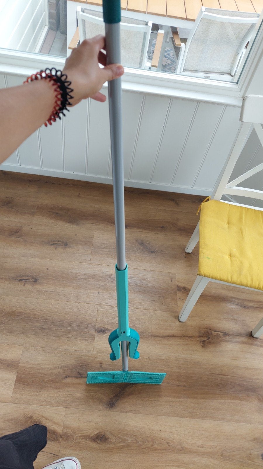 Leifheit Vloerwisser met steel, Ophalen of Verzenden, Mop of Dweil