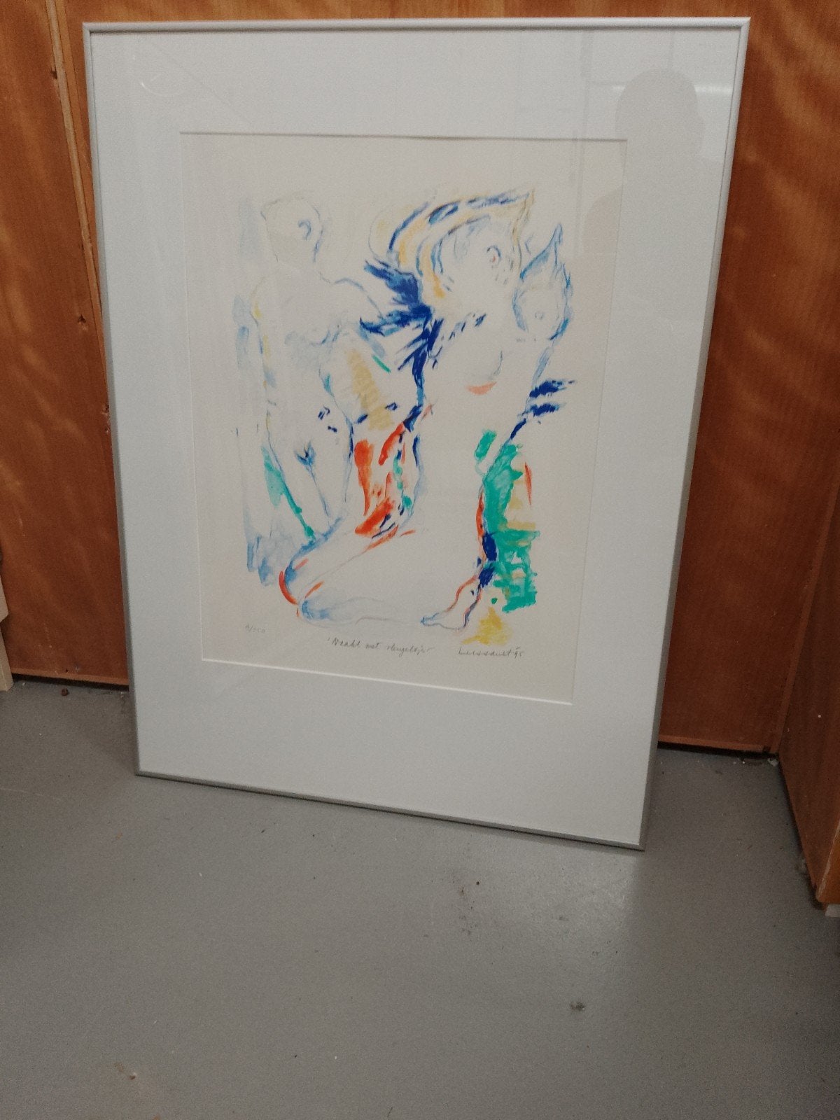 Paul Lussanet, Naakt met vleugels, Ophalen