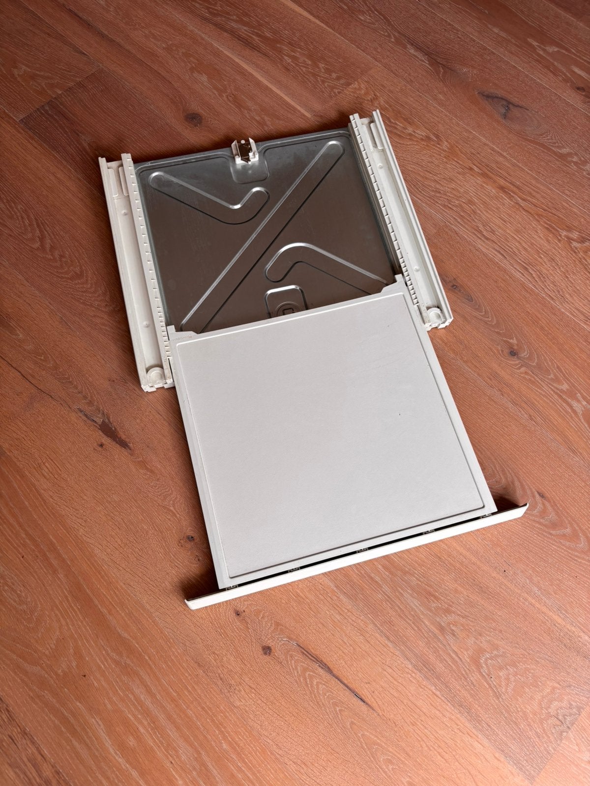 Uitschuifbare tussenplank wasmachine/droger – wit, Witgoed en Apparatuur, Onderdelen en Toebehoren, Ophalen, Zo goed als nieuw