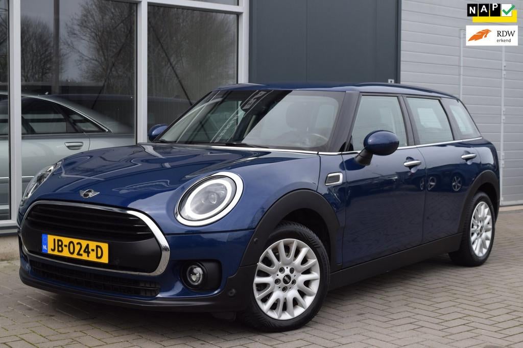 Mini Mini Clubman 1.5 One D Salt Business | Automaat | Navi, Auto's, Stof, Gebruikt, 700 kg, Blauw
