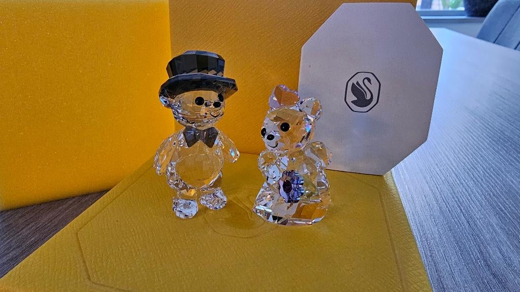 Swarovski Kris Beer Trouwen! NIEUW!, Verzamelen, Swarovski, Ophalen of Verzenden, Nieuw, Figuurtje