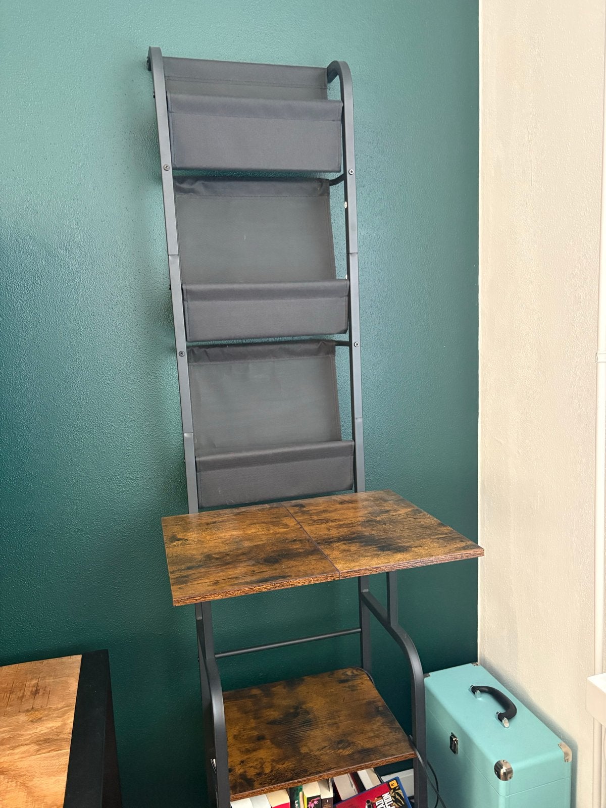 Platenspeler kastje met opbergruimte - Zo goed als nieuw, Huis en Inrichting, Kasten | Boekenkasten, Ophalen, Met plank(en), Minder dan 50 cm