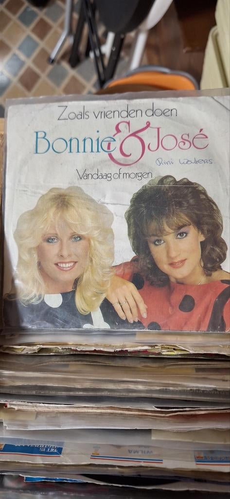 Bonnie & José - Zoals vrienden doen (Single), Cd's en Dvd's, Gebruikt, 7 inch, Ophalen of Verzenden, Nederlandstalig