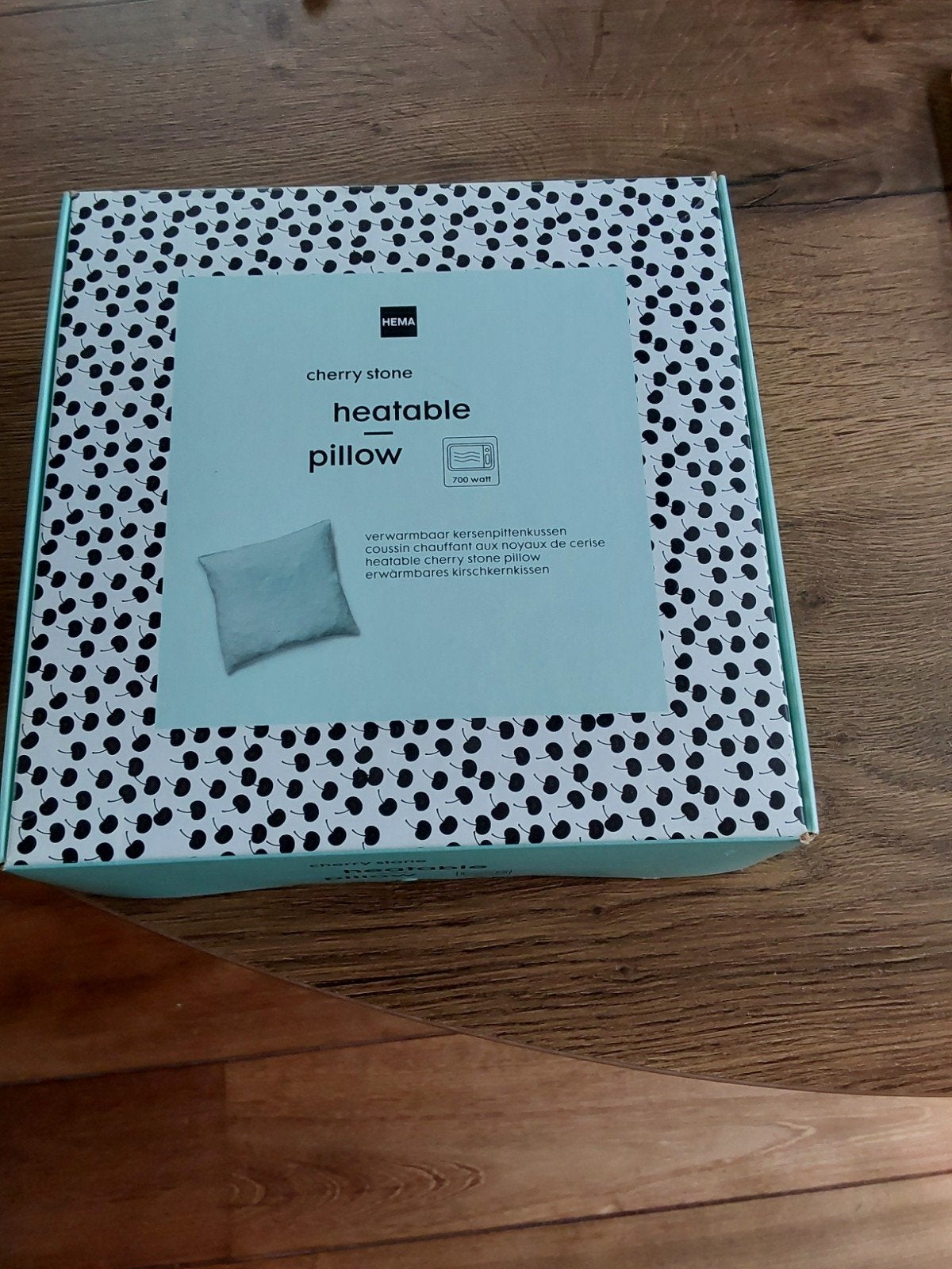 Hema Verwarmbaar Kersenpittenkussen - Cherry Stone Pillow, Huis en Inrichting, Ophalen of Verzenden, Nieuw, Blauw, Rechthoekig