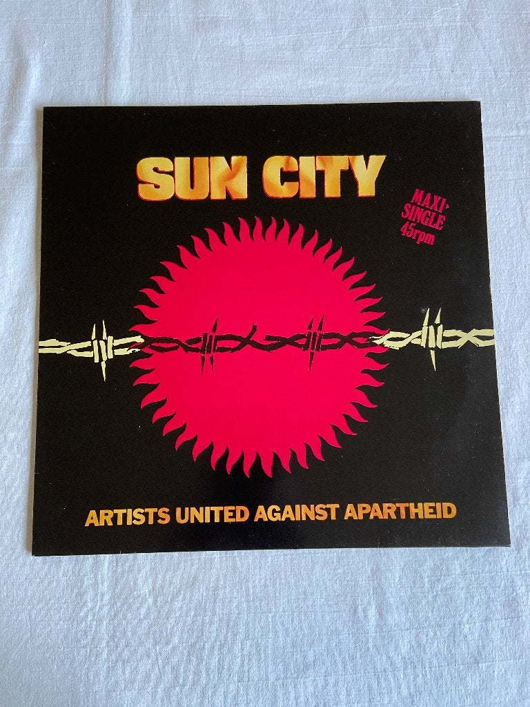 artists united against apartheid - sun city, Cd's en Dvd's, Electronic Rock, Ophalen of Verzenden, Zo goed als nieuw, 12 inch