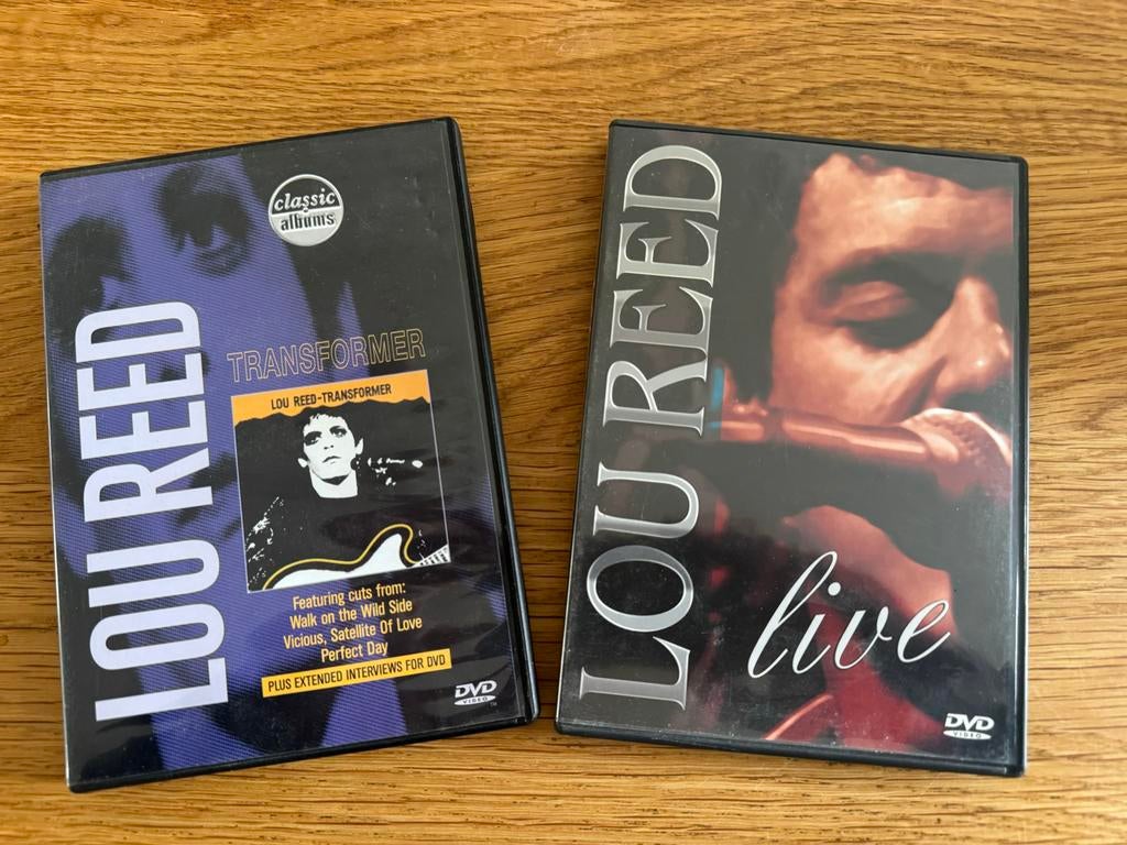 Lou Reed DVD's: Transformer & Live in New York City, Vanaf 6 jaar, Ophalen of Verzenden, Gebruikt