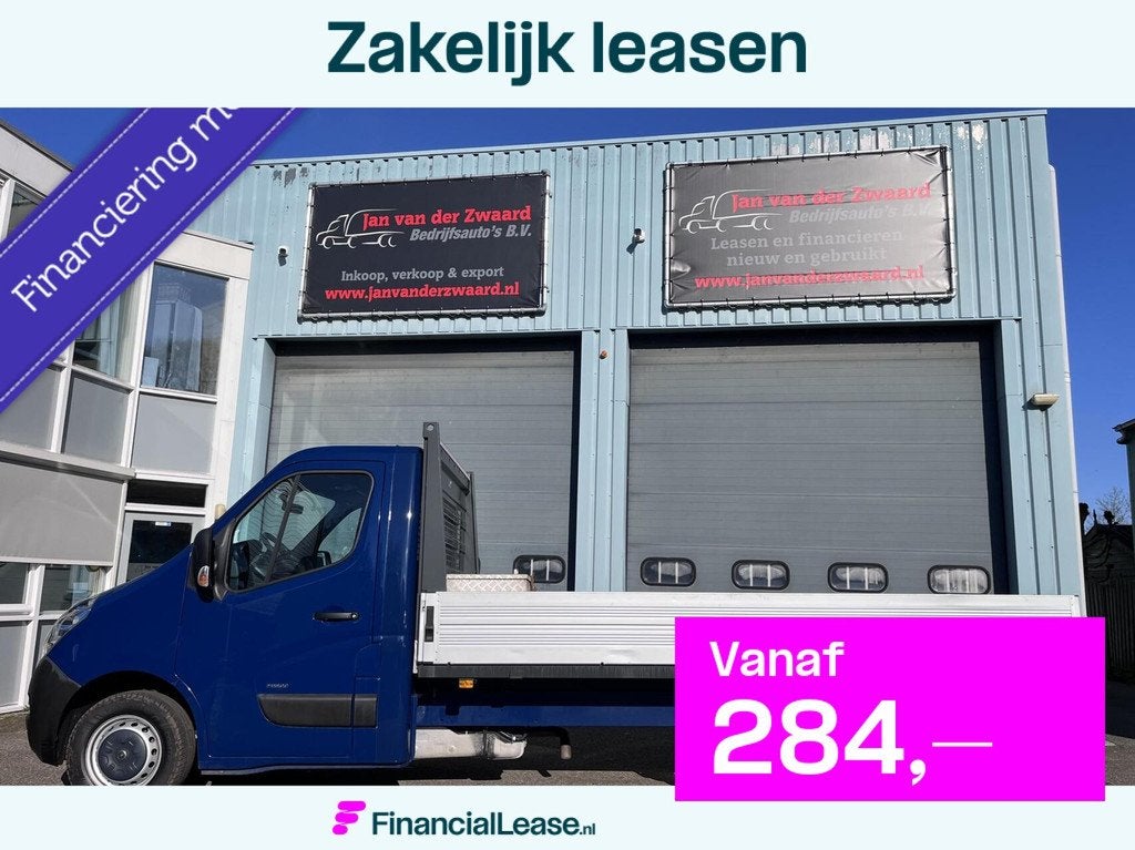 Opel Movano 2.3 CDTI L 4 Open laadbak Pick up openlaadbak 3, 13 km/l, Gebruikt, Euro 6, Blauw